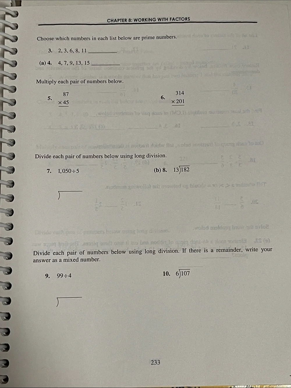 Math Teaching Textbook Set grade 6 - Blue & Yellow Covers
